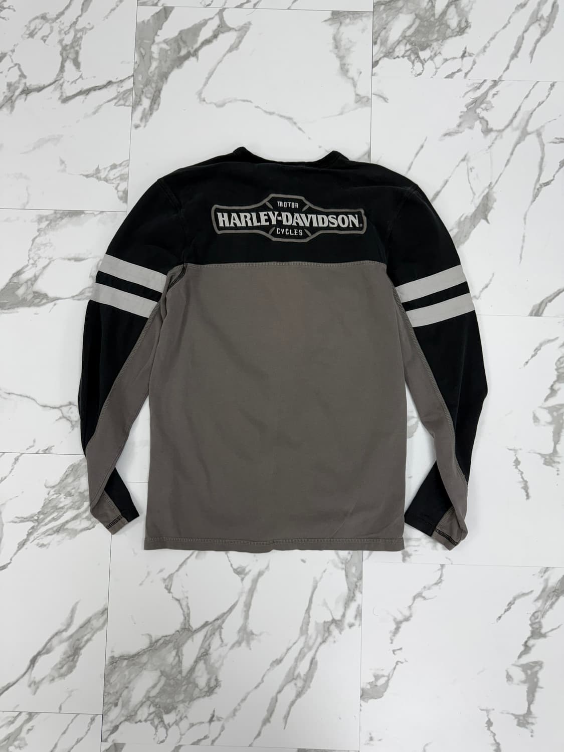 할리데이비슨 헨리넥 긴팔 티셔츠 상품이미지2