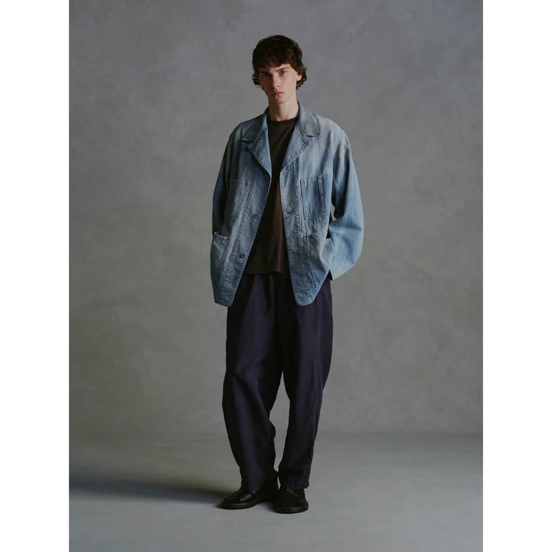 AUBERGE Dino BL 44사이즈 데님 선번 블리치 자켓 오베르주 상품이미지2