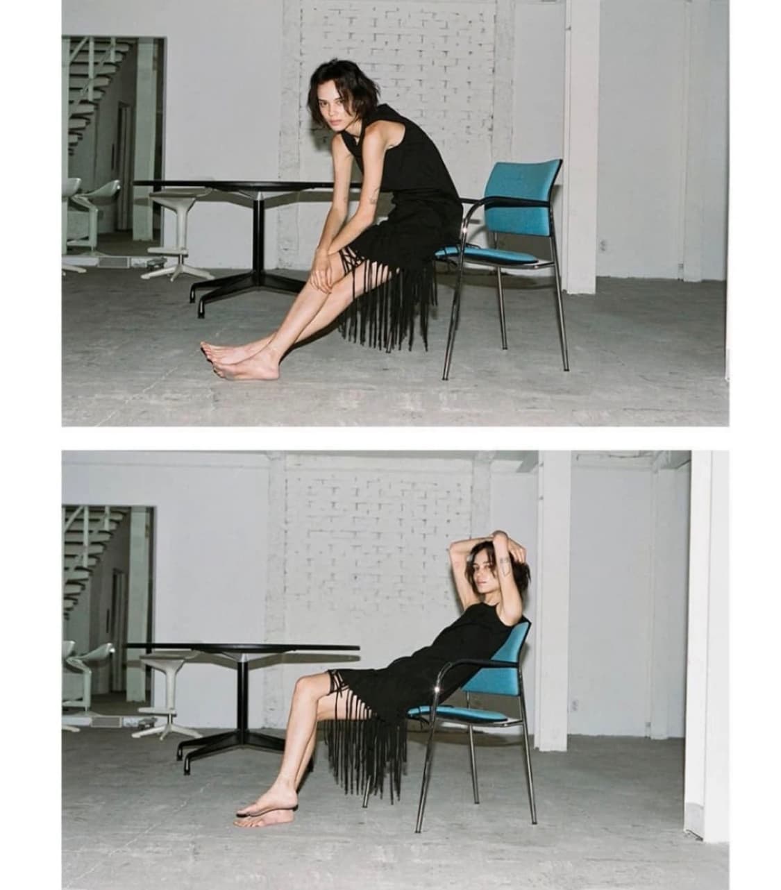 토콜 Tocoll 테슬 원피스 상품이미지2