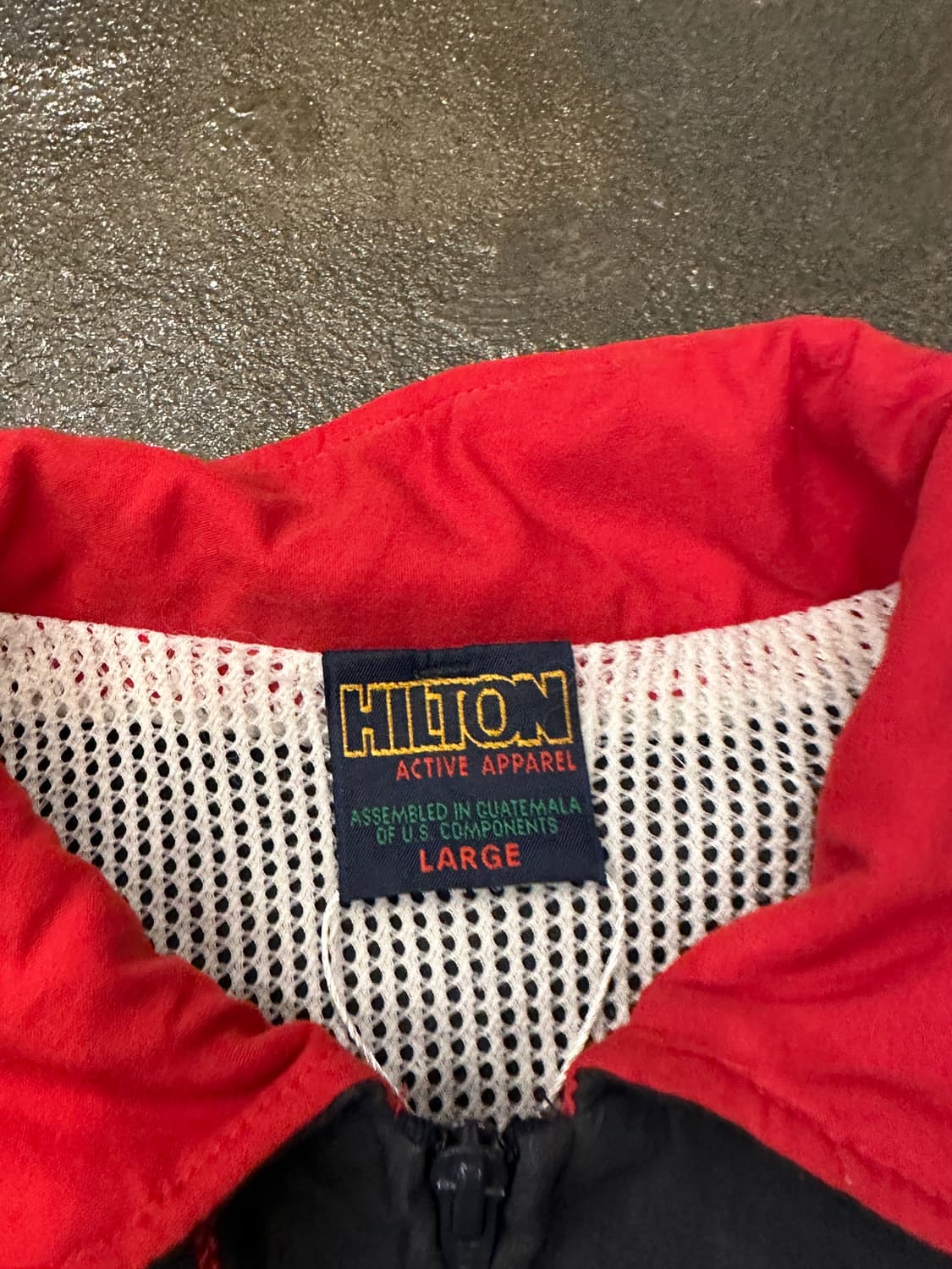 90s HILTON USA 힐튼 빈티지 팀 자켓 L 상품이미지4