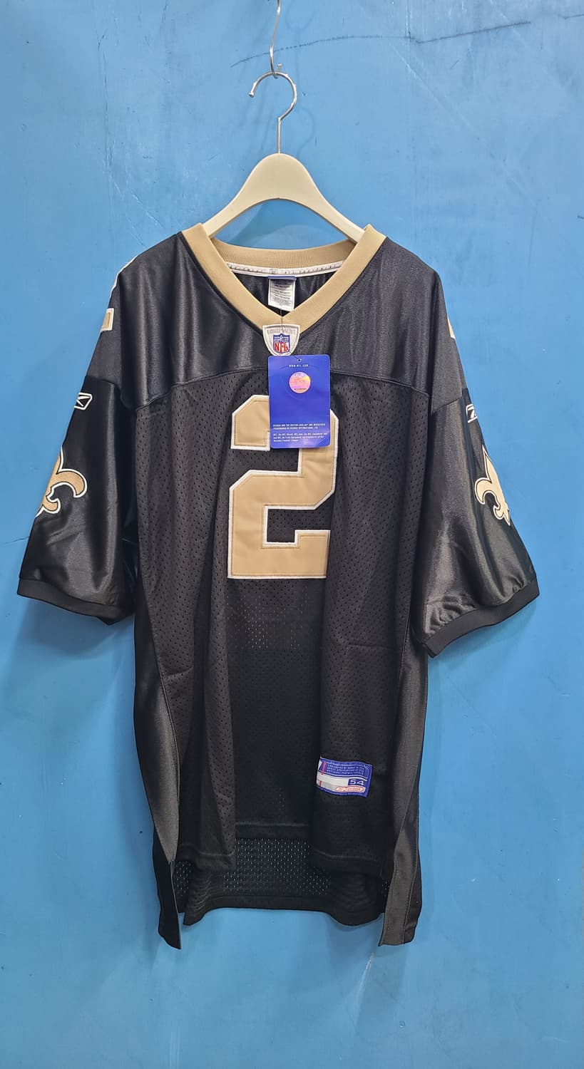 리복 NFL 뉴올리언스 세인츠 2번 Aaron Brooks 럭비져지 상품이미지1