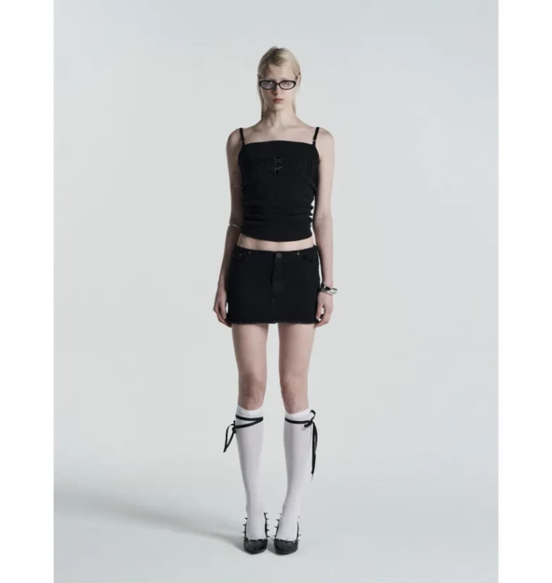 새상품) 오도어 letto raw skirts 2size 상품이미지2