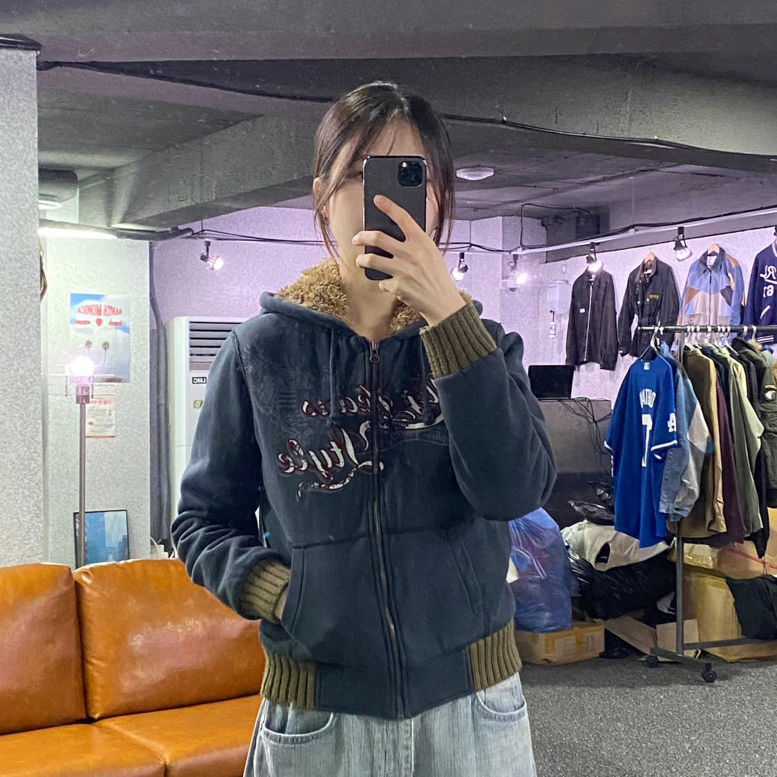TBJ JEANS CO 빅로고 y2k 후드집업 B3076 상품이미지1