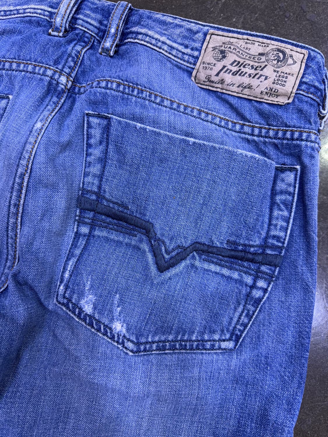 디젤 빈티지 워싱 부츠컷 플레어핏 자탄 데님팬츠 청바지 30 상품이미지8