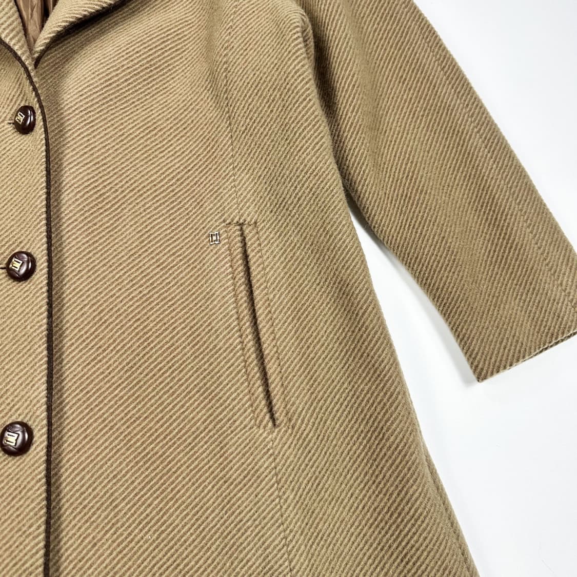 닥스 클래식 베이지 우먼 롱코트 자켓 (L 여성추천) 상품이미지4