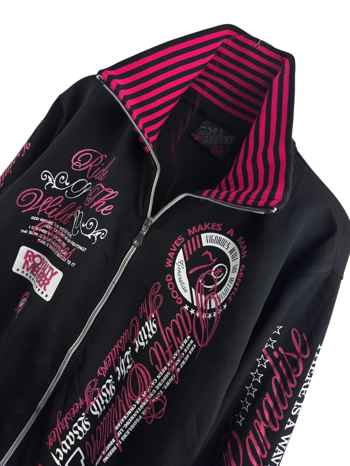 JPN Y2K 레터링 트랙탑져지1447 상품이미지3