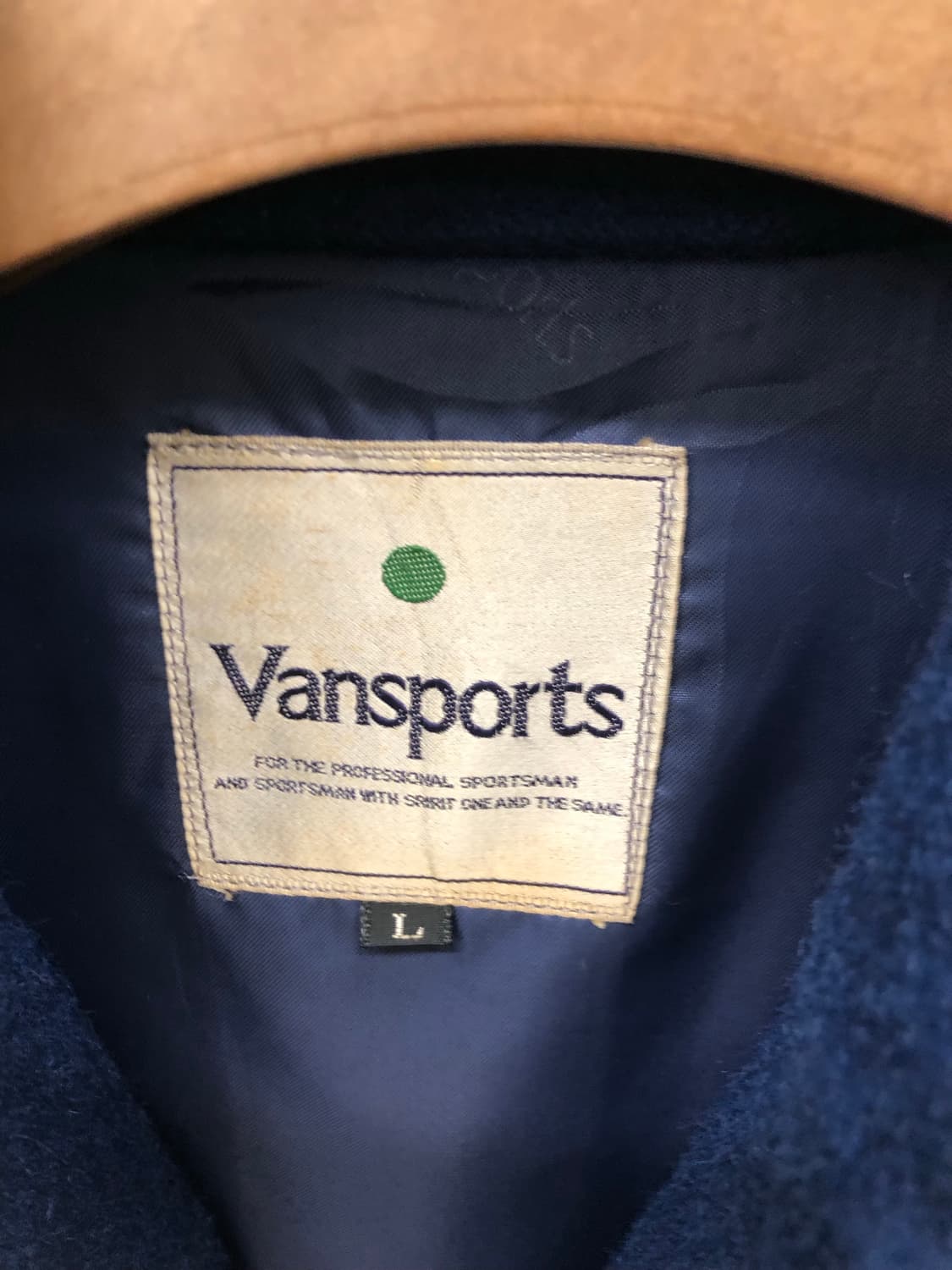 van sports 울 자켓 상품이미지3