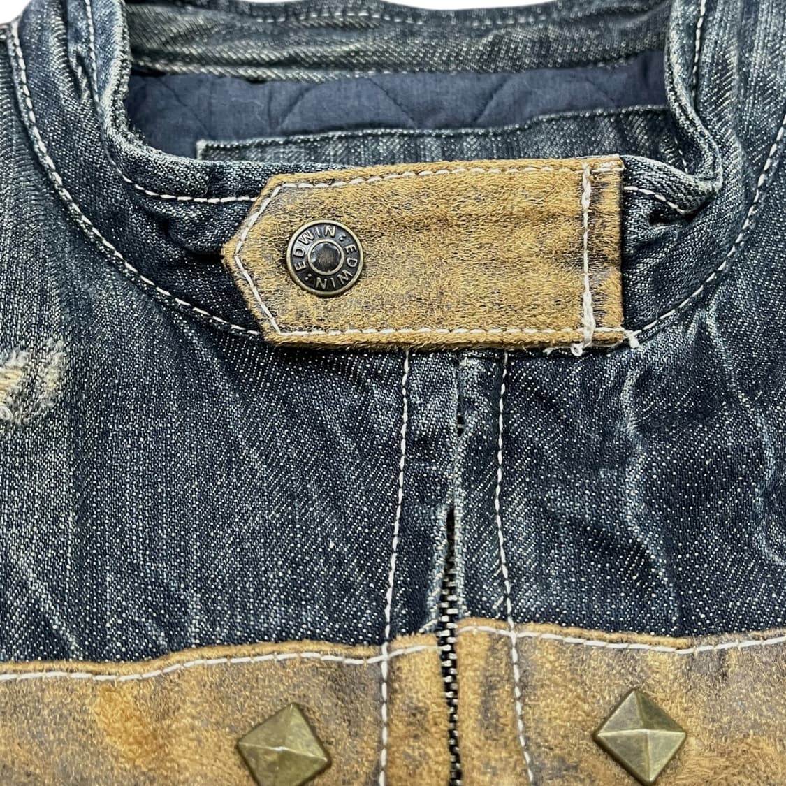 에드윈 웨스턴 스터드 누빔 데님자켓 상품이미지6