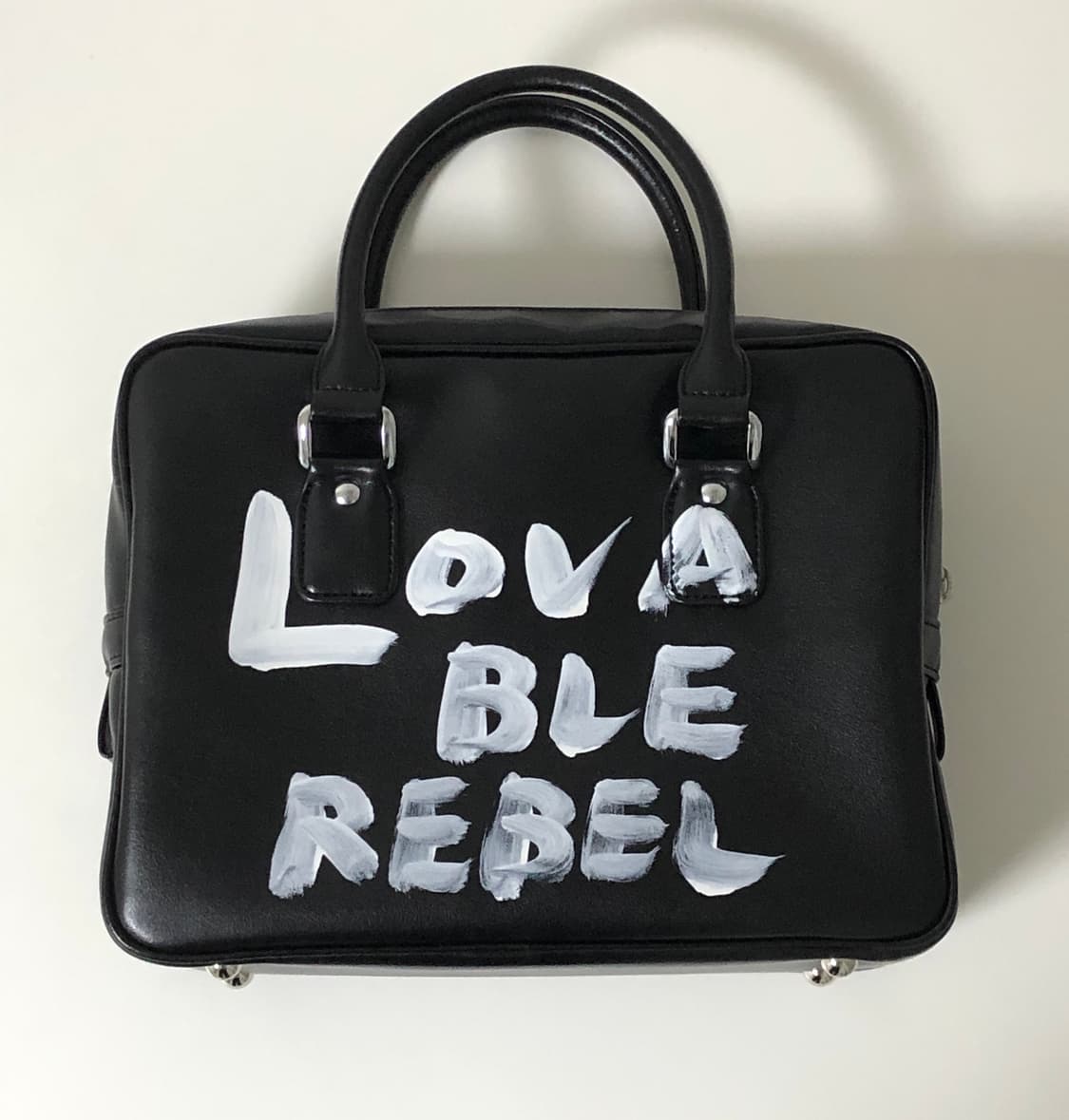 꼼데가르송걸 레터링 가방 상품이미지1