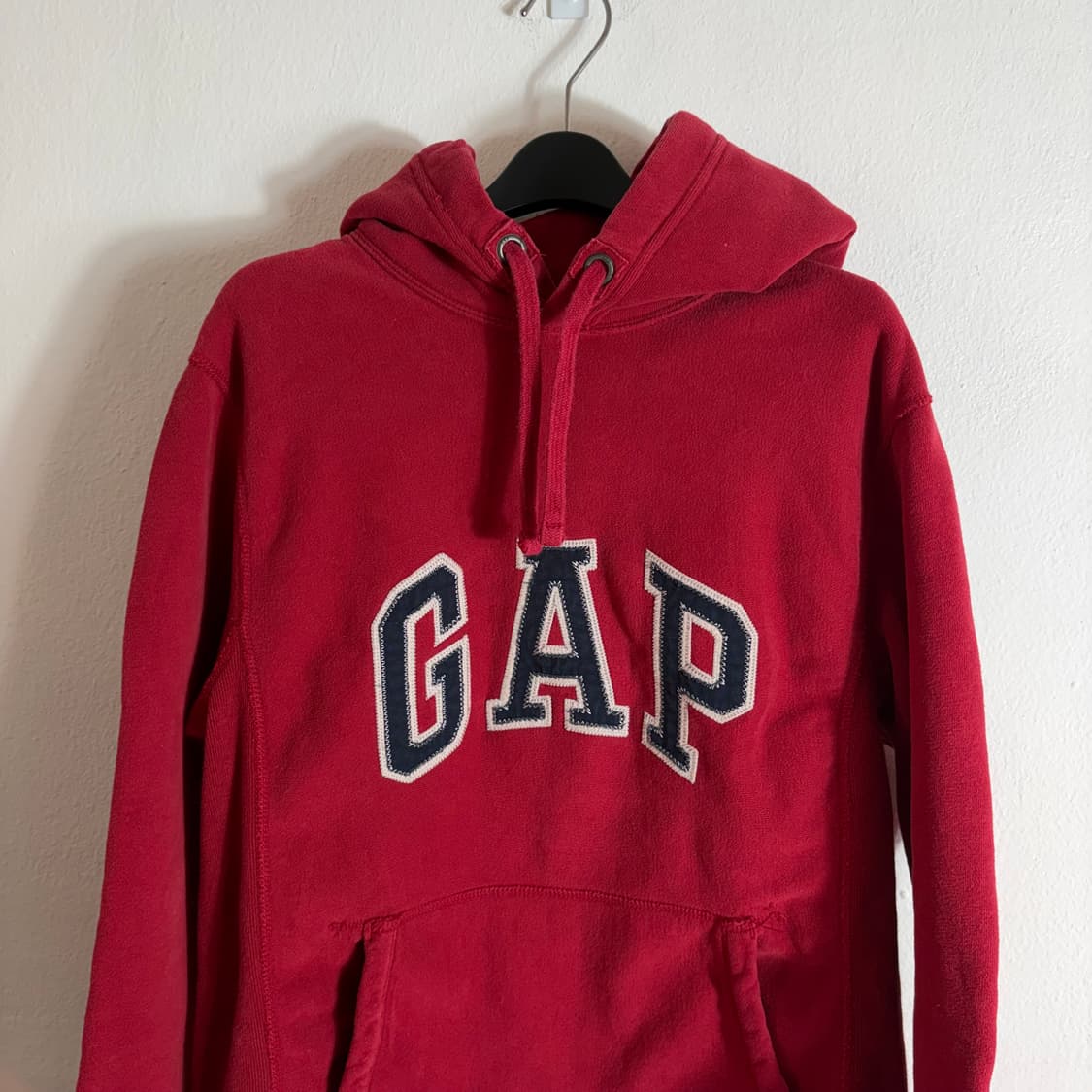 갭 GAP 레드 기모 후드티(XS) 상품이미지2