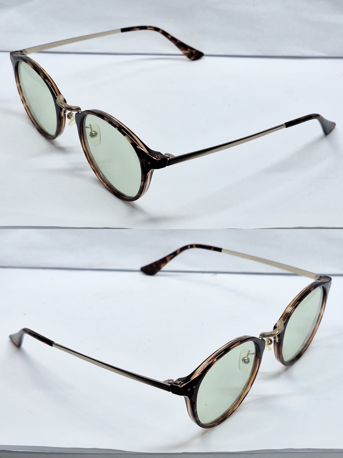 유니클로 361-463717 톨토이즈 레오파드 호피 메탈 콤비 안경테 상품이미지3