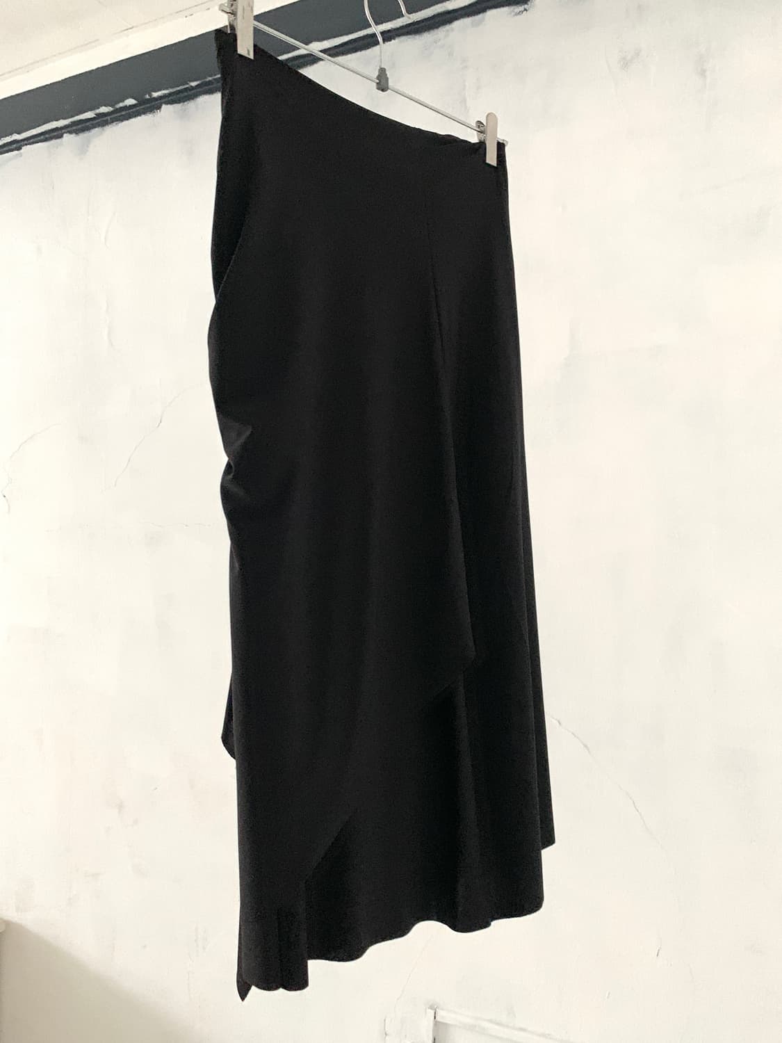Black Shirring Detail Layered point Long 상품이미지8