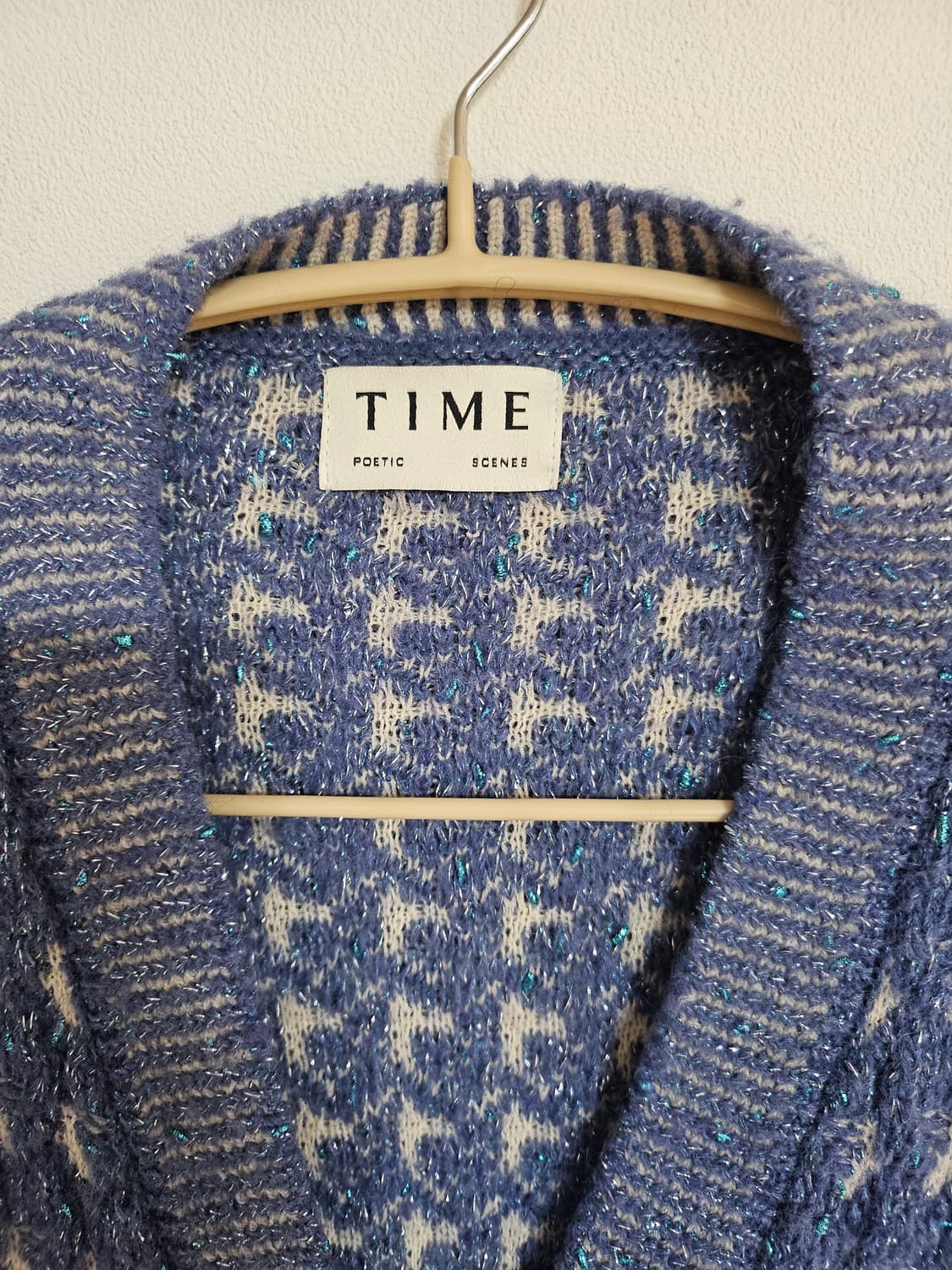 타임 블루 트위드 가디건 F 상품이미지2