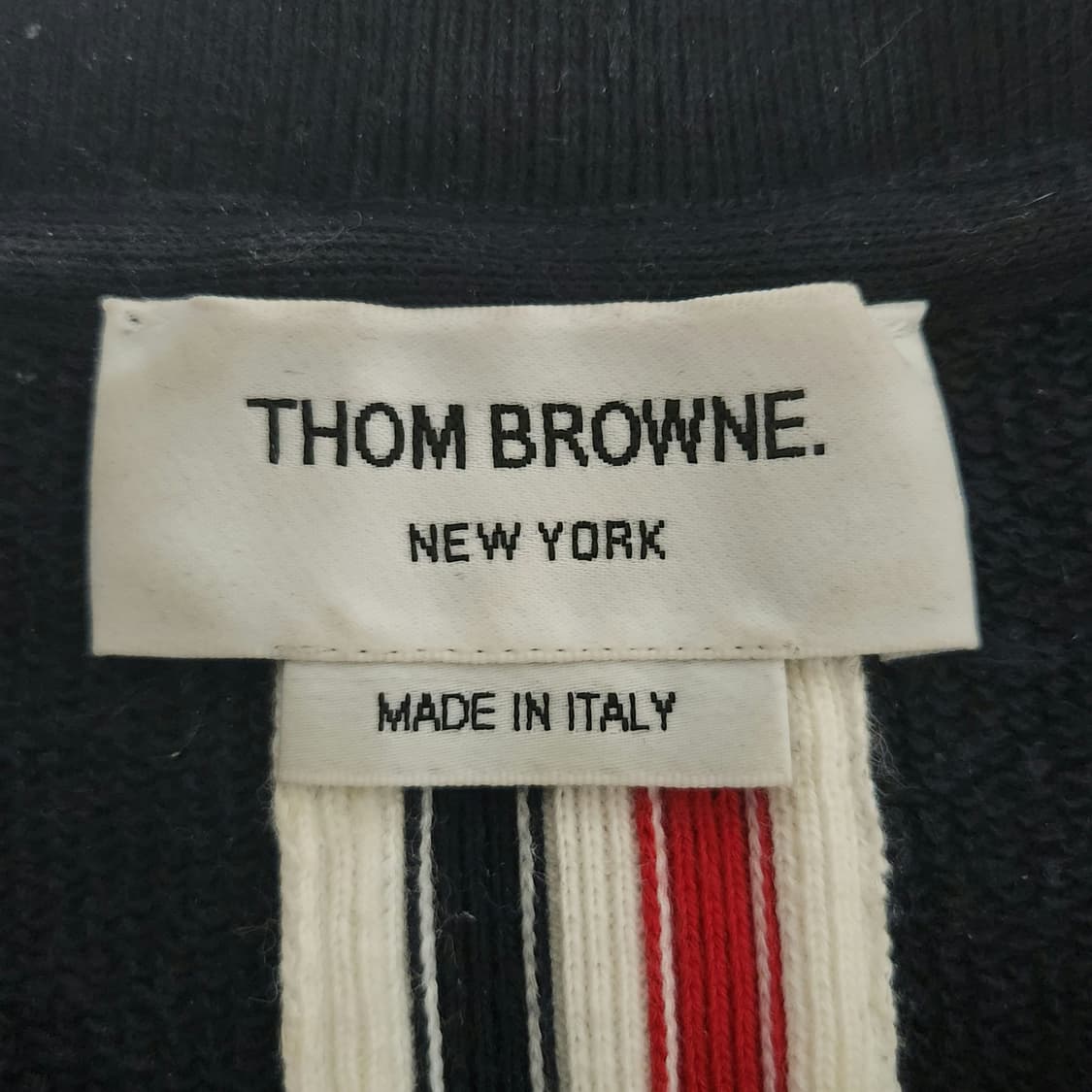 [3/정품] 톰브라운 백삼선 맨투맨 네이비 상품이미지4