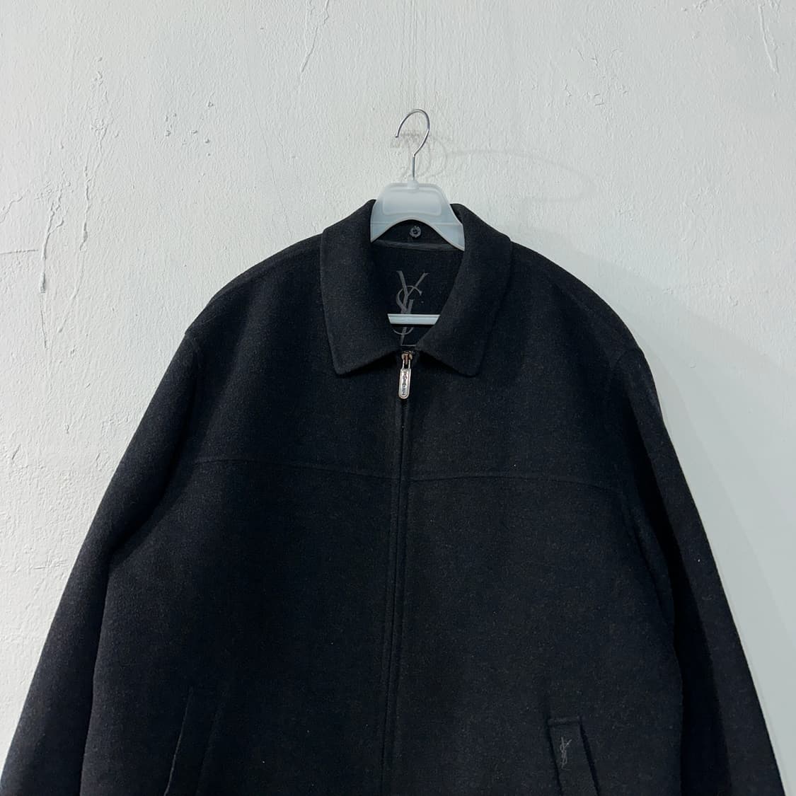 YSL 입생로랑 모직 블루종 자켓 L 상품이미지2