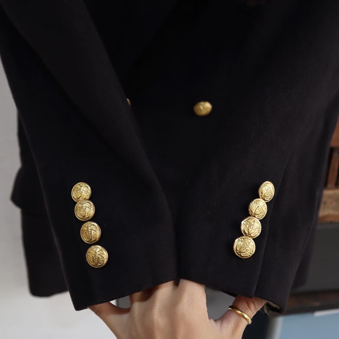 폴로 더블브레스티드 금장 블레이져  상품이미지4