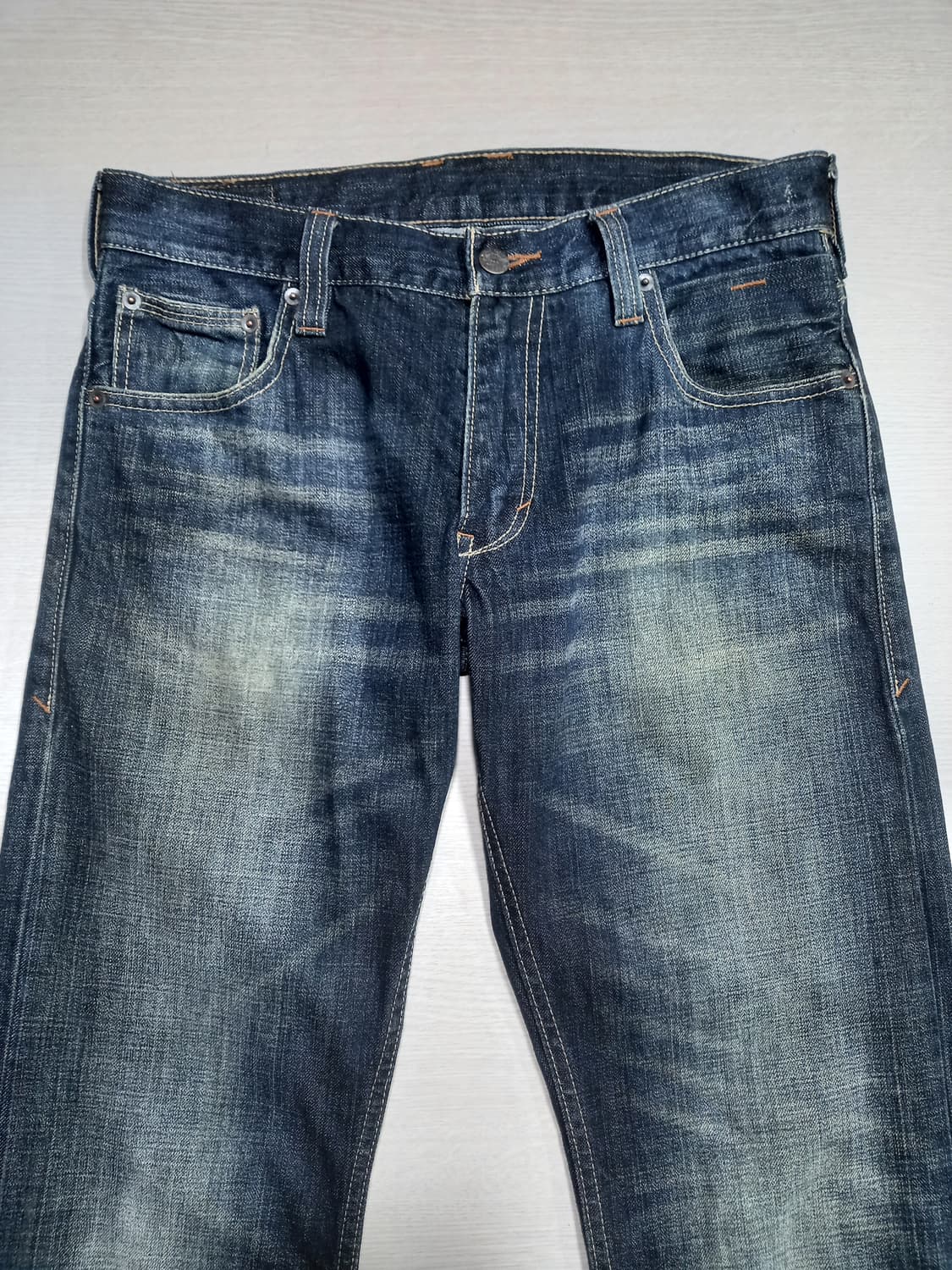 30 리바이스514 워싱 일자진 진청 30-177 상품이미지3