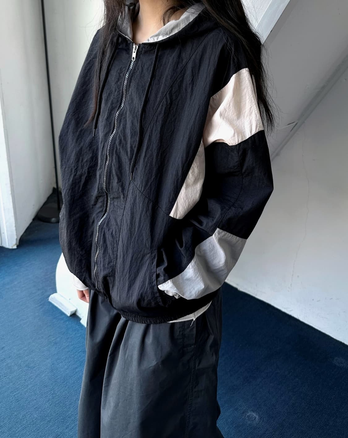 Light shell washed nylon easy parka 상품이미지8