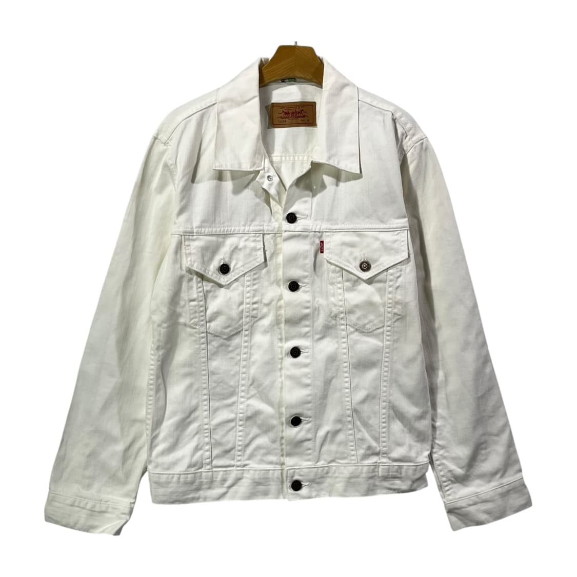 [Levi's] 리바이스 화이트 데님 트러커 자켓 상품이미지1