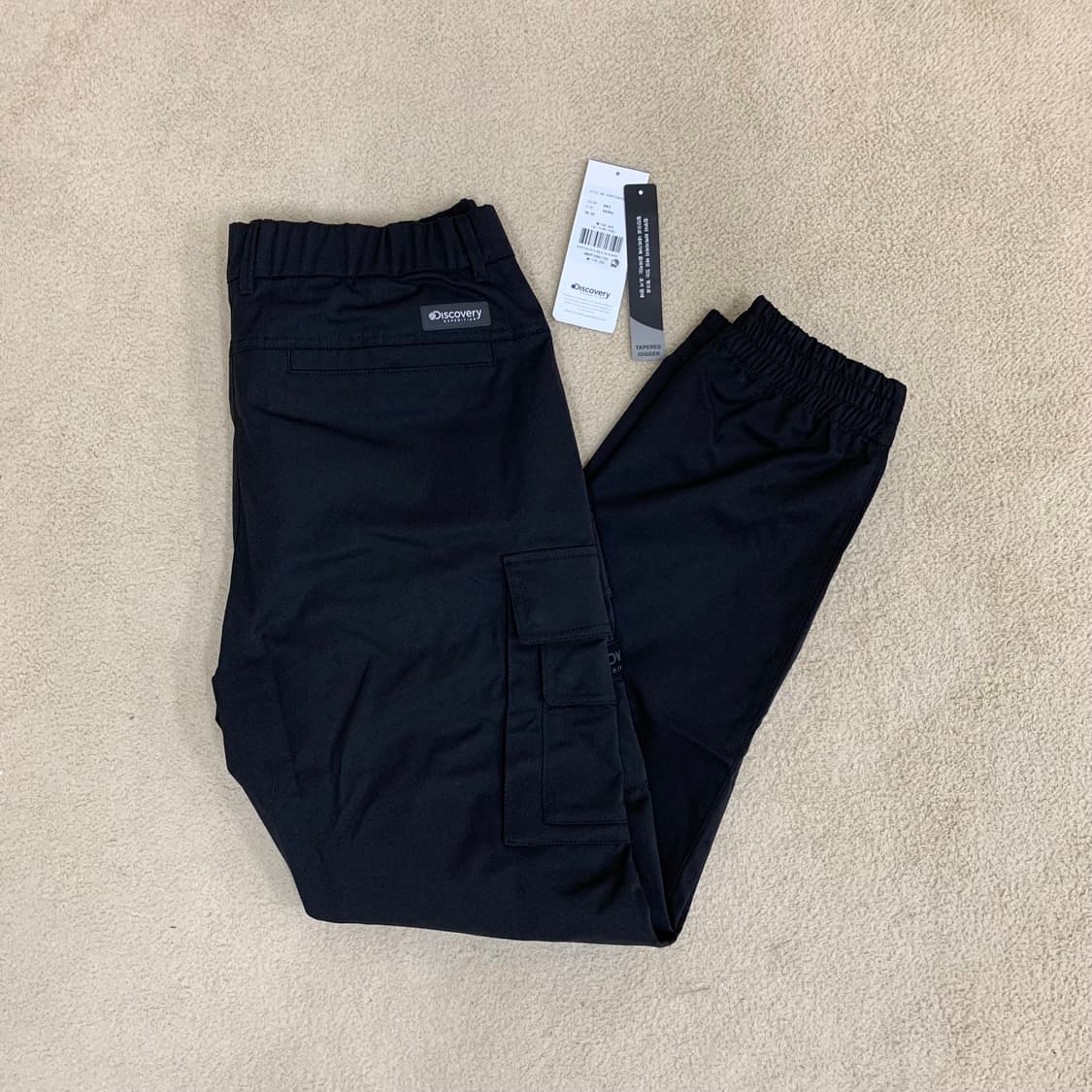 디스커버리 카고 조거 팬츠(34/블랙) 트레이닝바지 상품이미지1