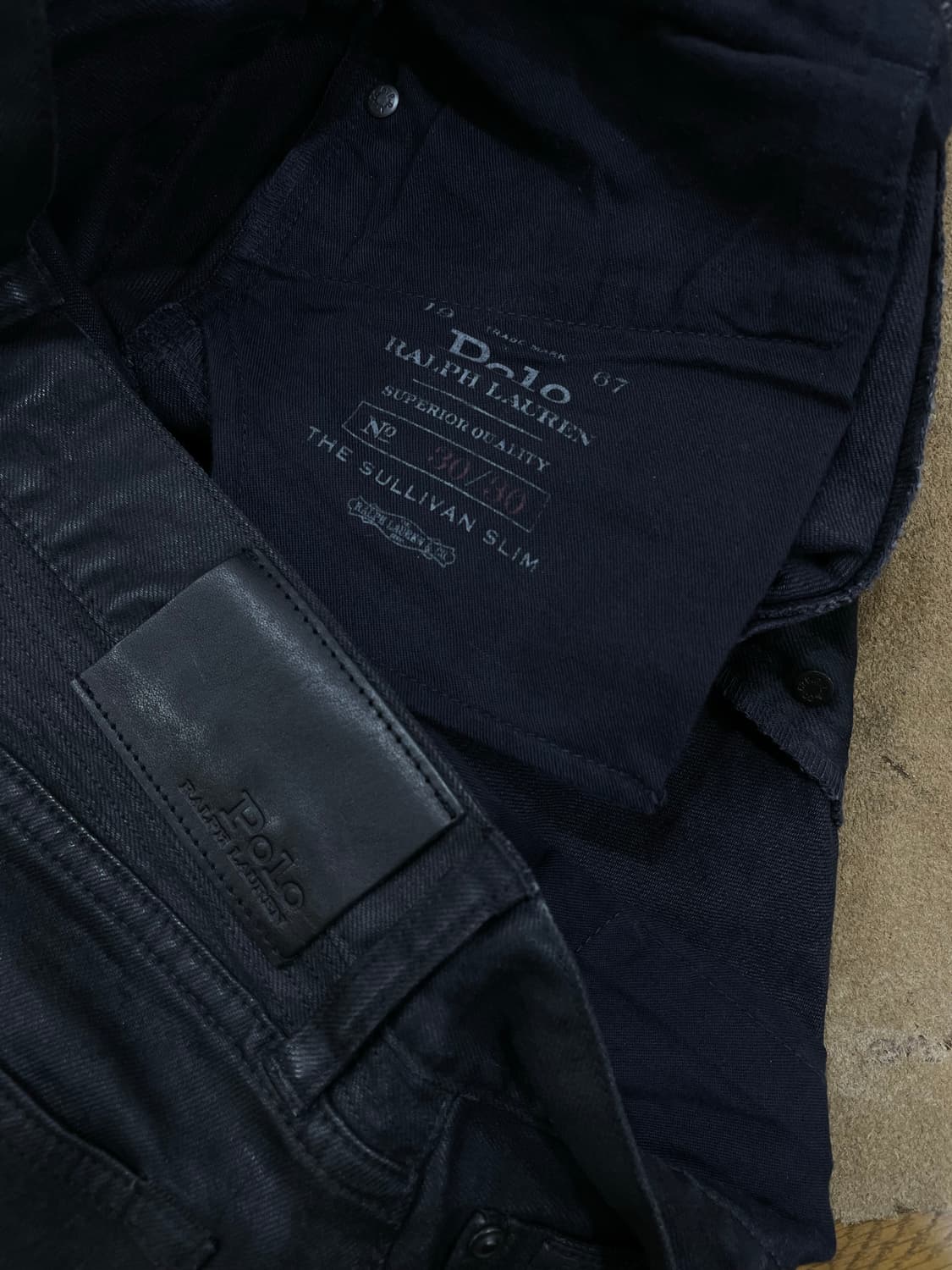 폴로랄프로렌/블랙 모토 오일왁싱팬츠 상품이미지9