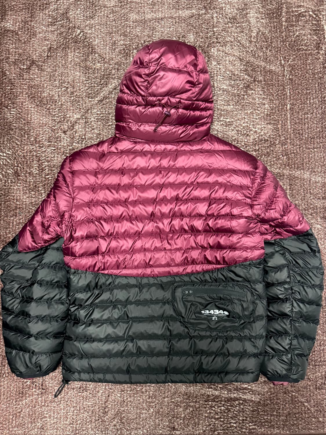 ERTR 투톤 라이트 다운 자켓 퍼플 S 상품이미지3