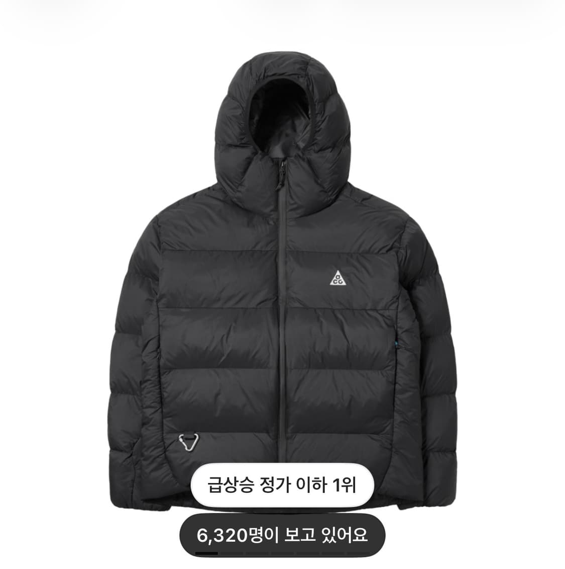 [M,L] 나이키 ACG 써마핏 루나레이크 패딩 블랙 새상품 상품이미지1