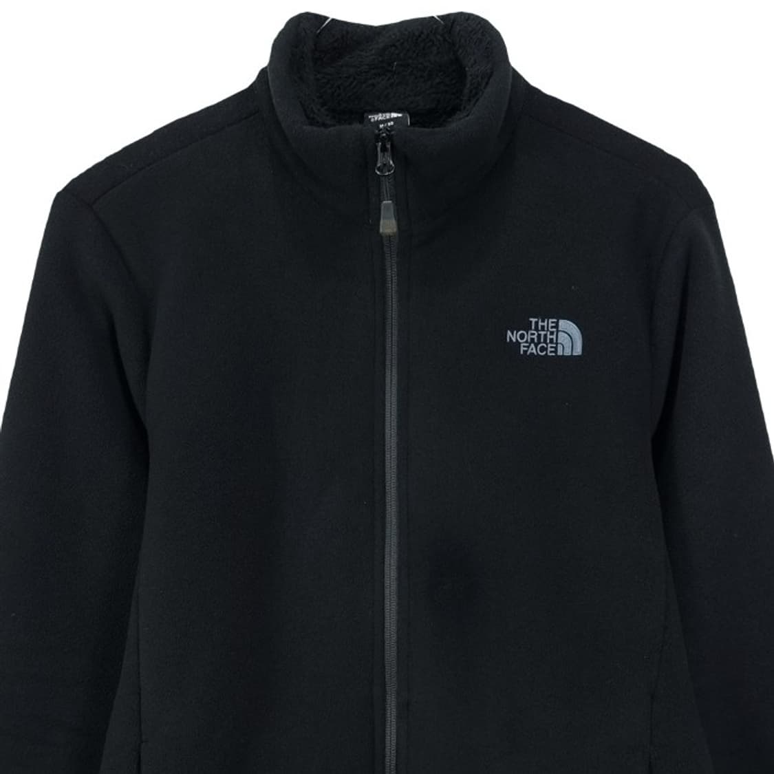 [노스페이스] 로고 자수 플리스 후리스 집업 자켓 블랙 M19666 상품이미지4