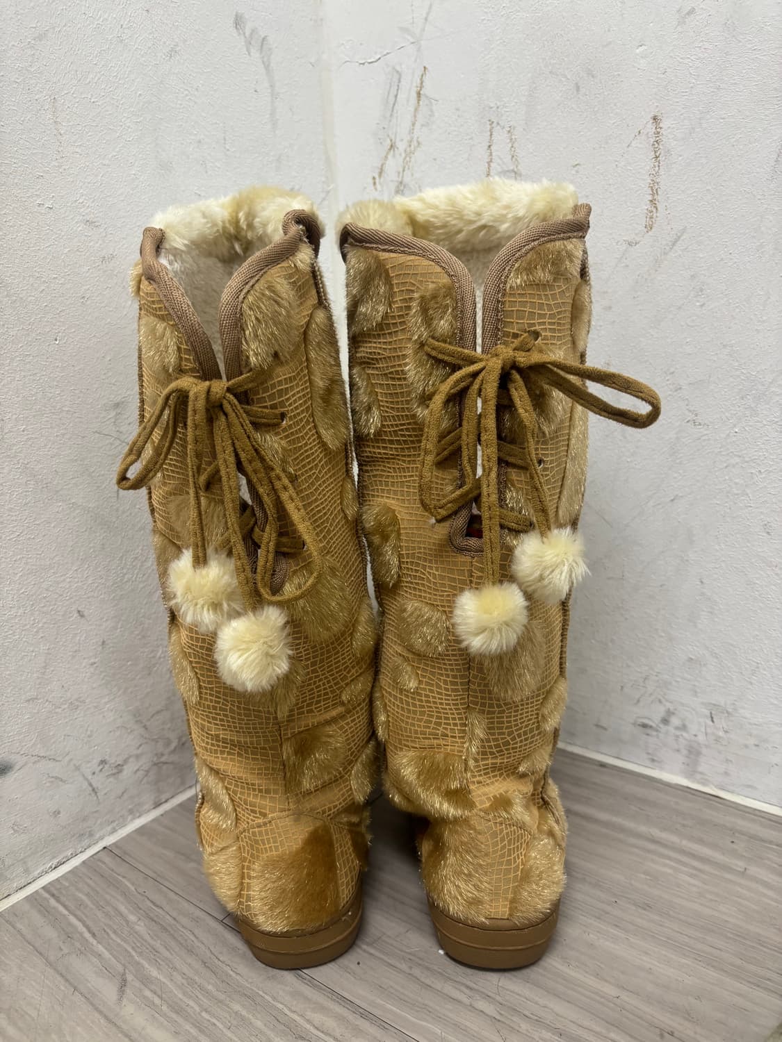 [Mori Girl] kawaii Lace Detail Beige Boo 상품이미지9