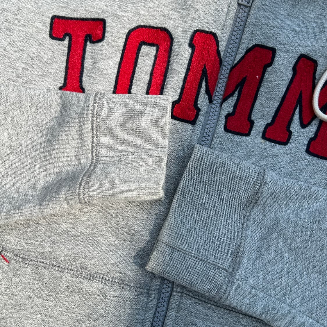 타미힐피거 그레이 스펠로고 후드집업 상품이미지6