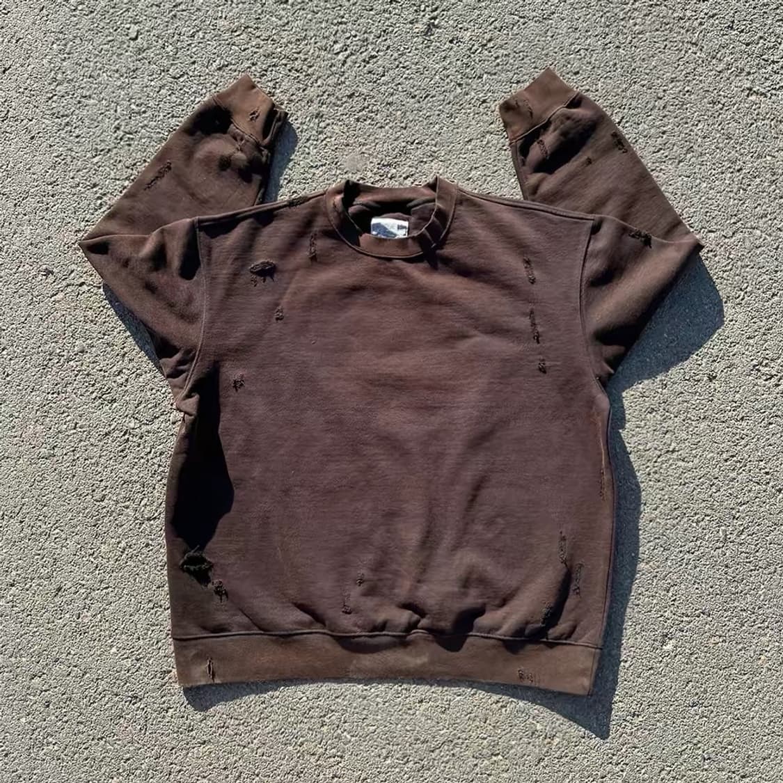 빈티지 디스트레스드 데미지 맨투맨  상품이미지2