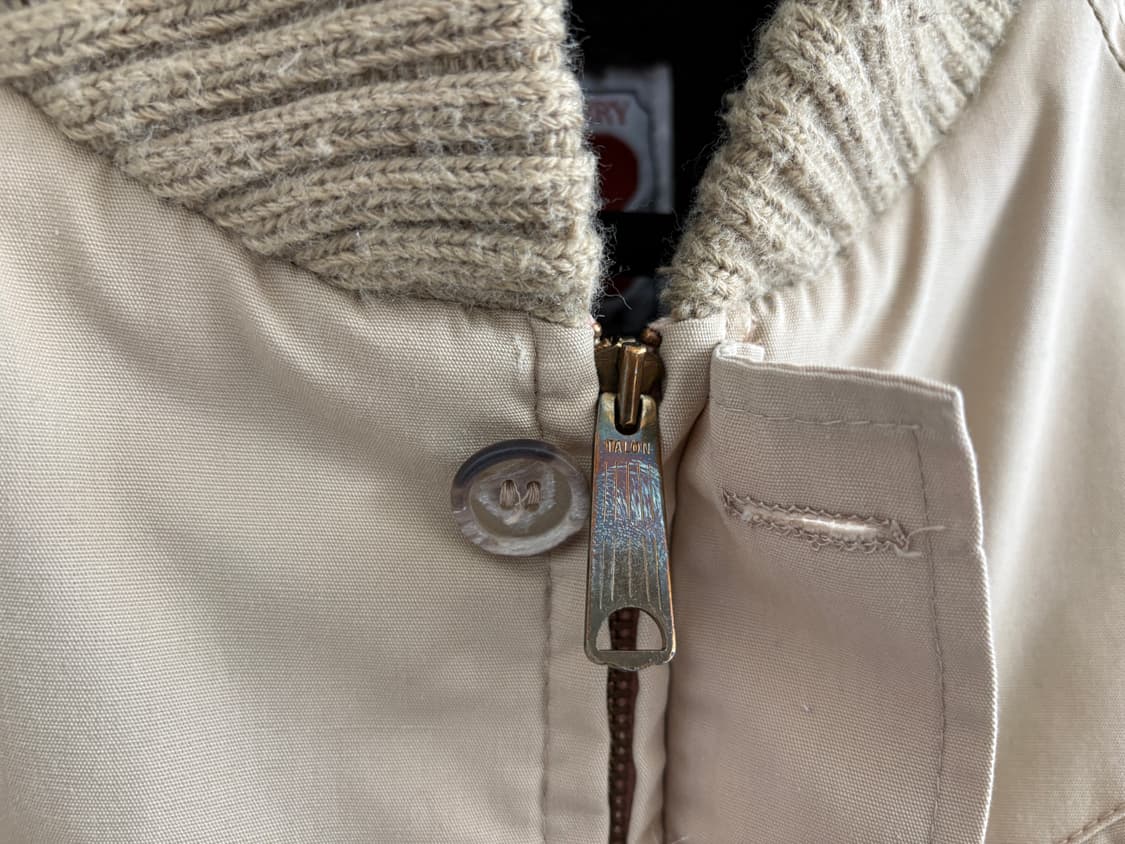 빈티지) 1980s 플리스 라인 봄버 자켓 상품이미지3