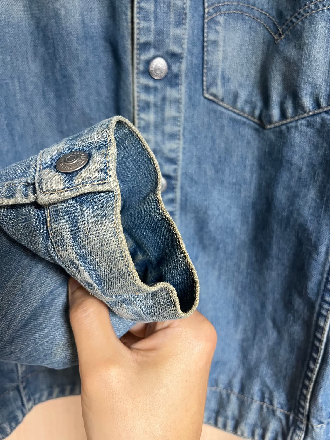 리바이스 엔지니어드진 데님 자켓 M 상품이미지5