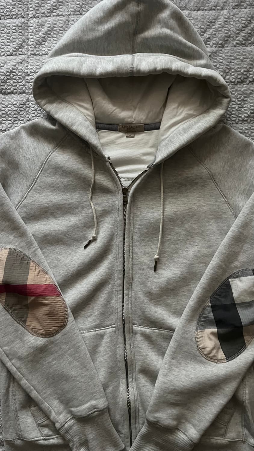 버버리 체크 후드집업 상품이미지2