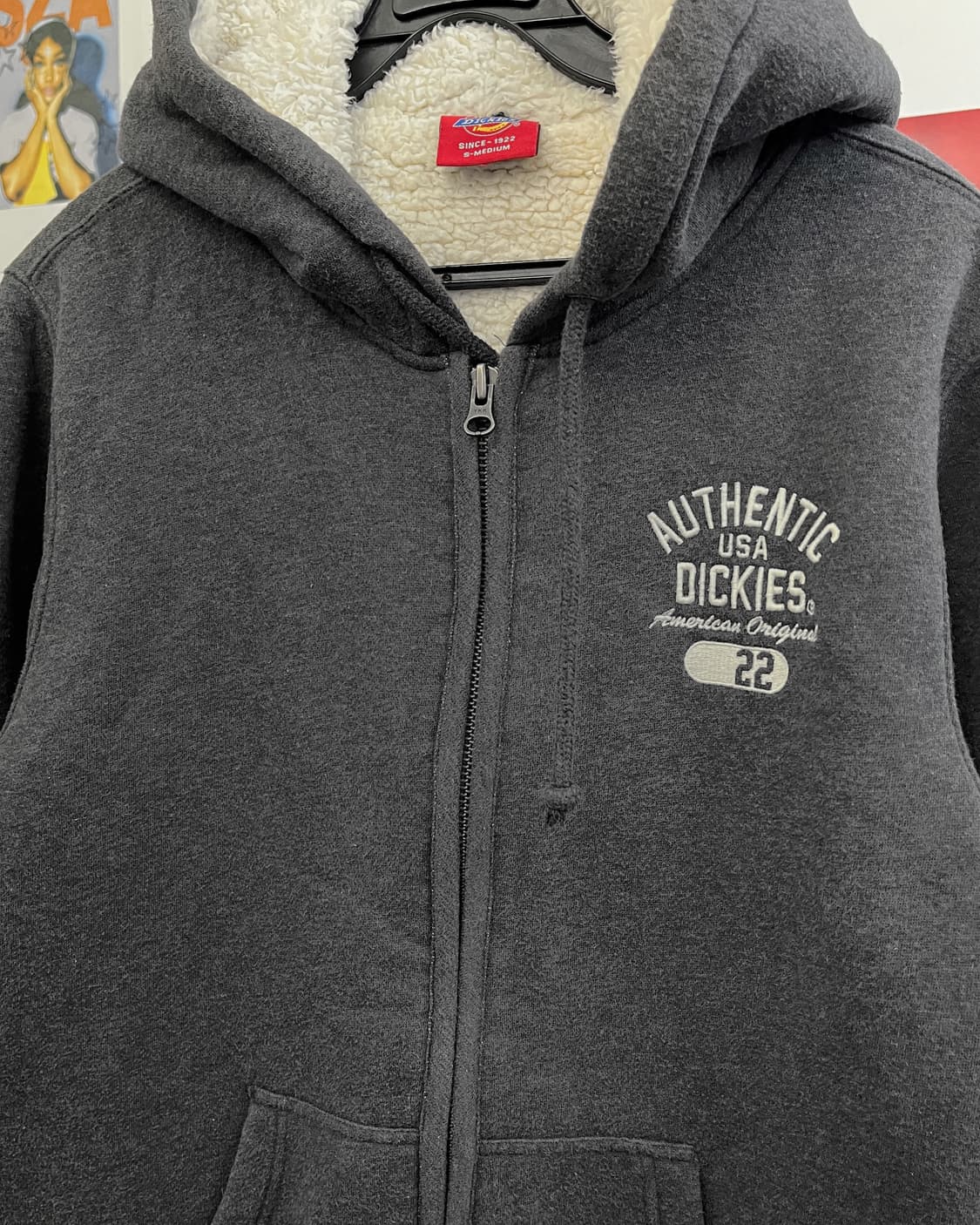 디키즈 00s 울프죠 후드집업 차콜 상품이미지6