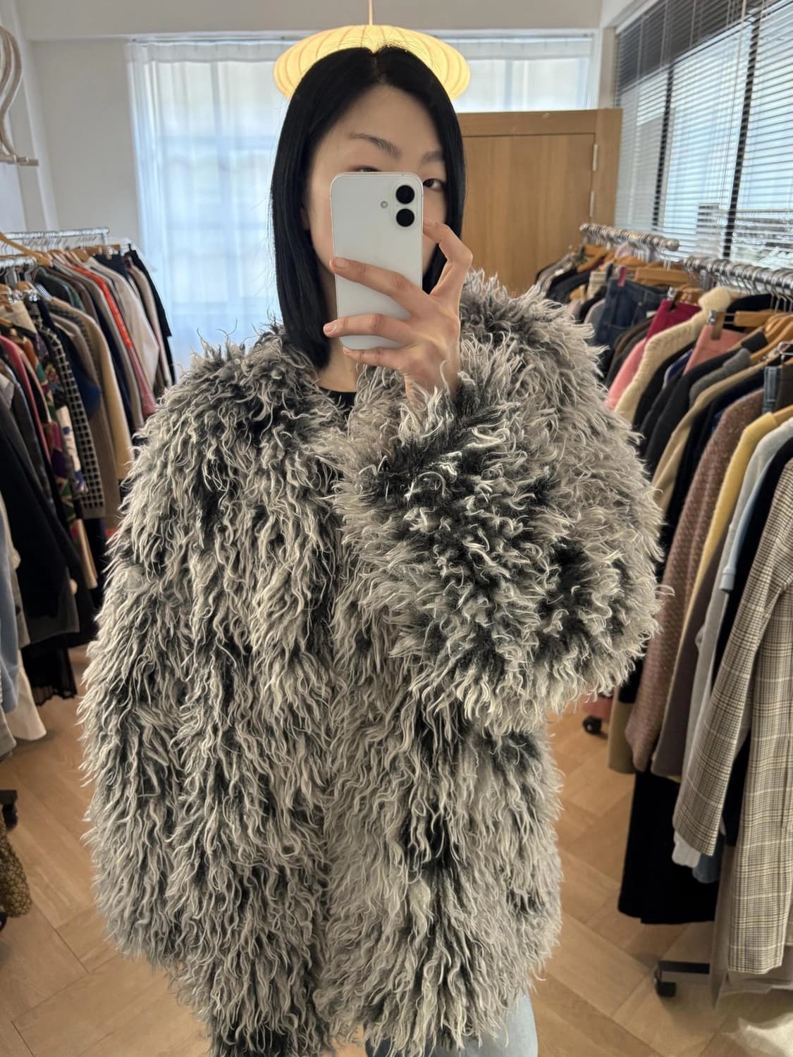 Seo 에코레더 퍼 자켓 상품이미지3