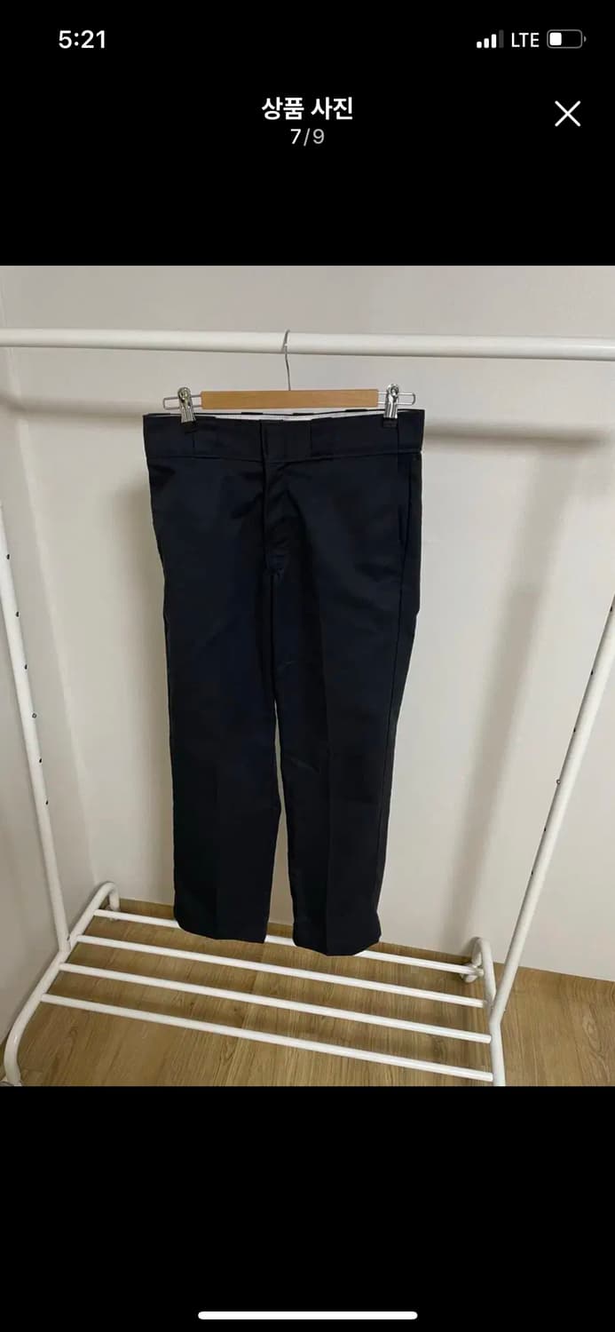 디키즈 874 오리지널핏 로우라이즈 팬츠 블랙 워크웨어 딕키즈 상품이미지7