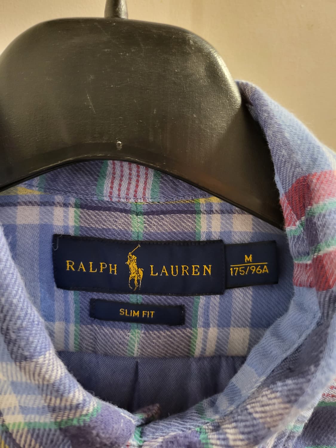 랄프로렌 슬림핏 체크 셔츠 상품이미지4