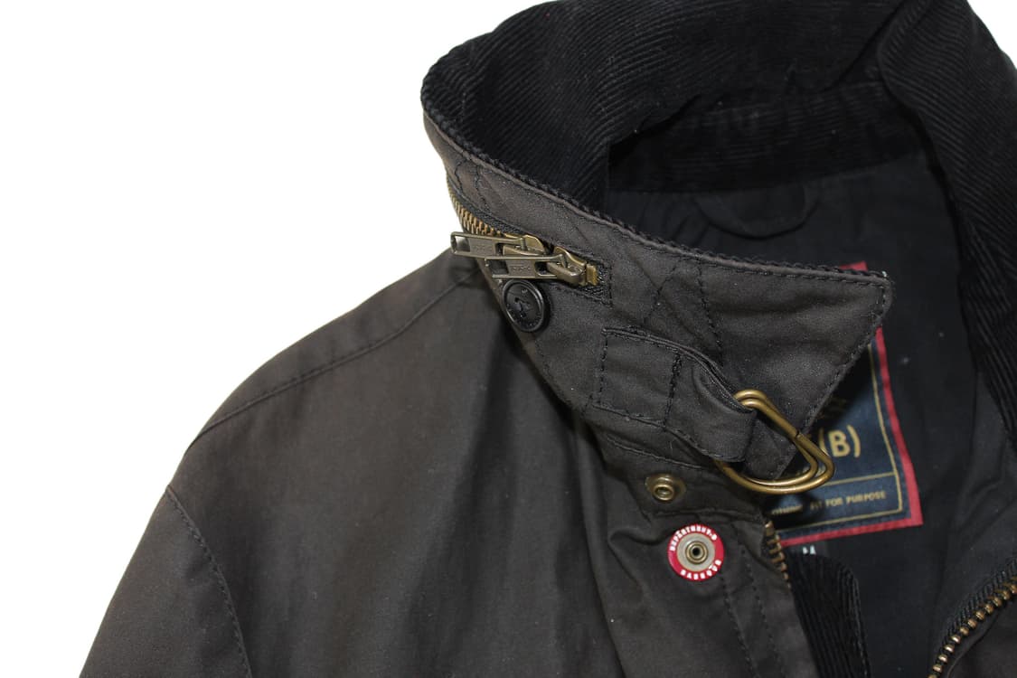 Barbour Dept(B) 바버 뎁트 히든 후드 왁스드 자켓 상품이미지5