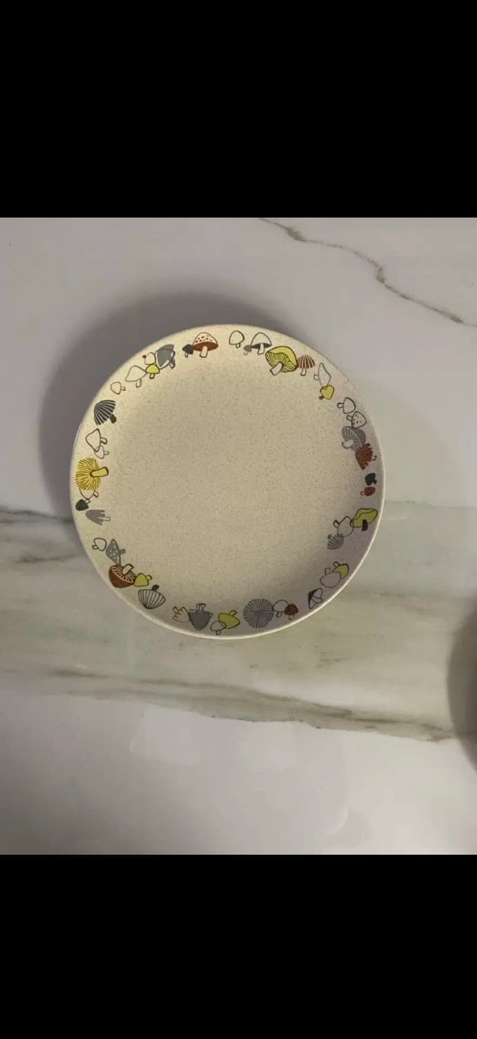 빈티지 프란시스칸 버섯플레이트  상품이미지1