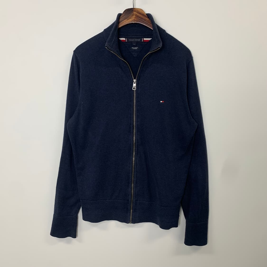 타미힐피거 네이비 가디건 니트 집업 상품이미지2