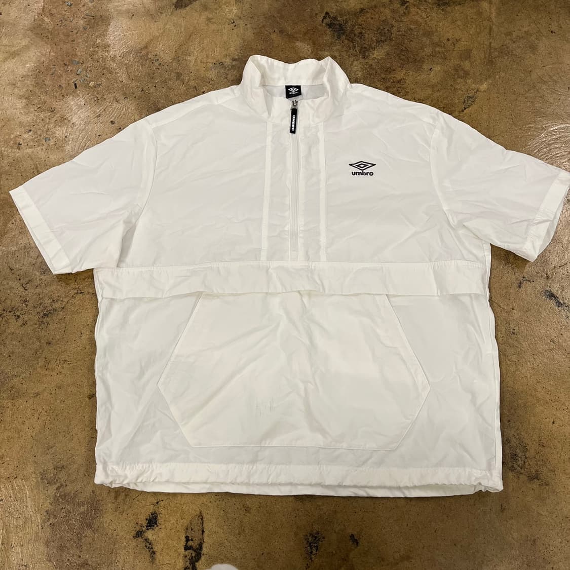 [정품/105] 엄브로 화이트 반팔 아노락 b18 상품이미지2