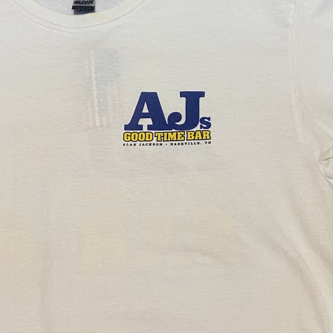 미국 빈티지 길단 AJ 바 프린팅 반팔티 티셔츠 상품이미지3