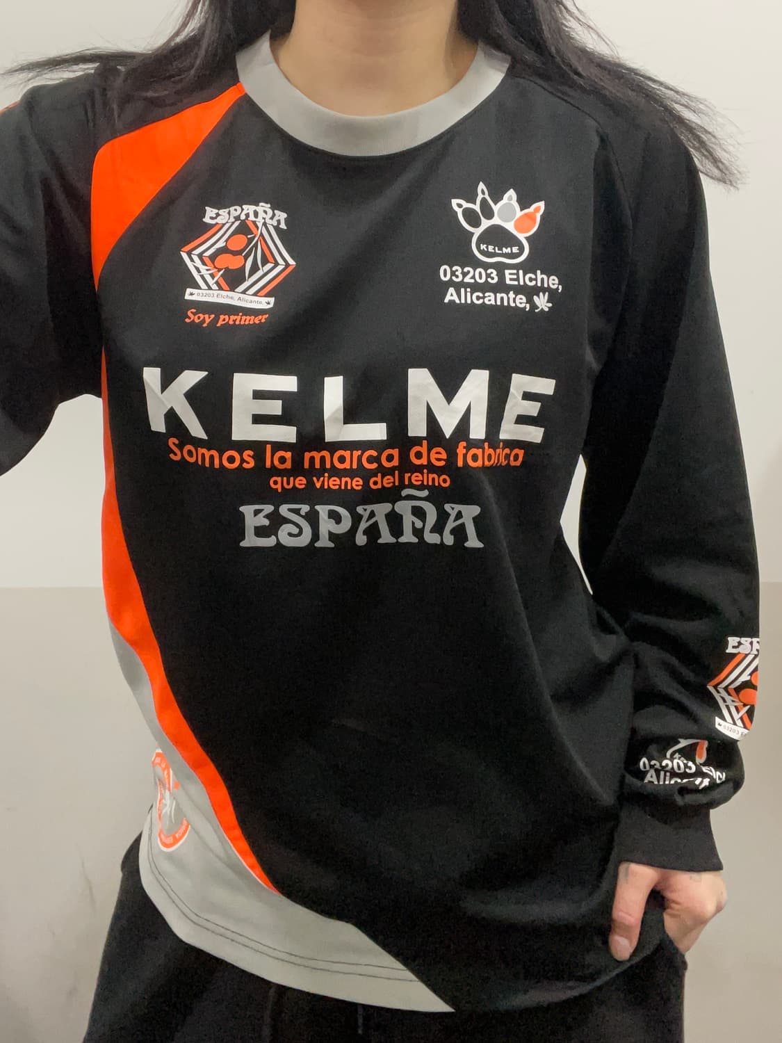 KELME 켈미 빅로고 블록코어 긴팔 져지 롱슬리브 상품이미지1