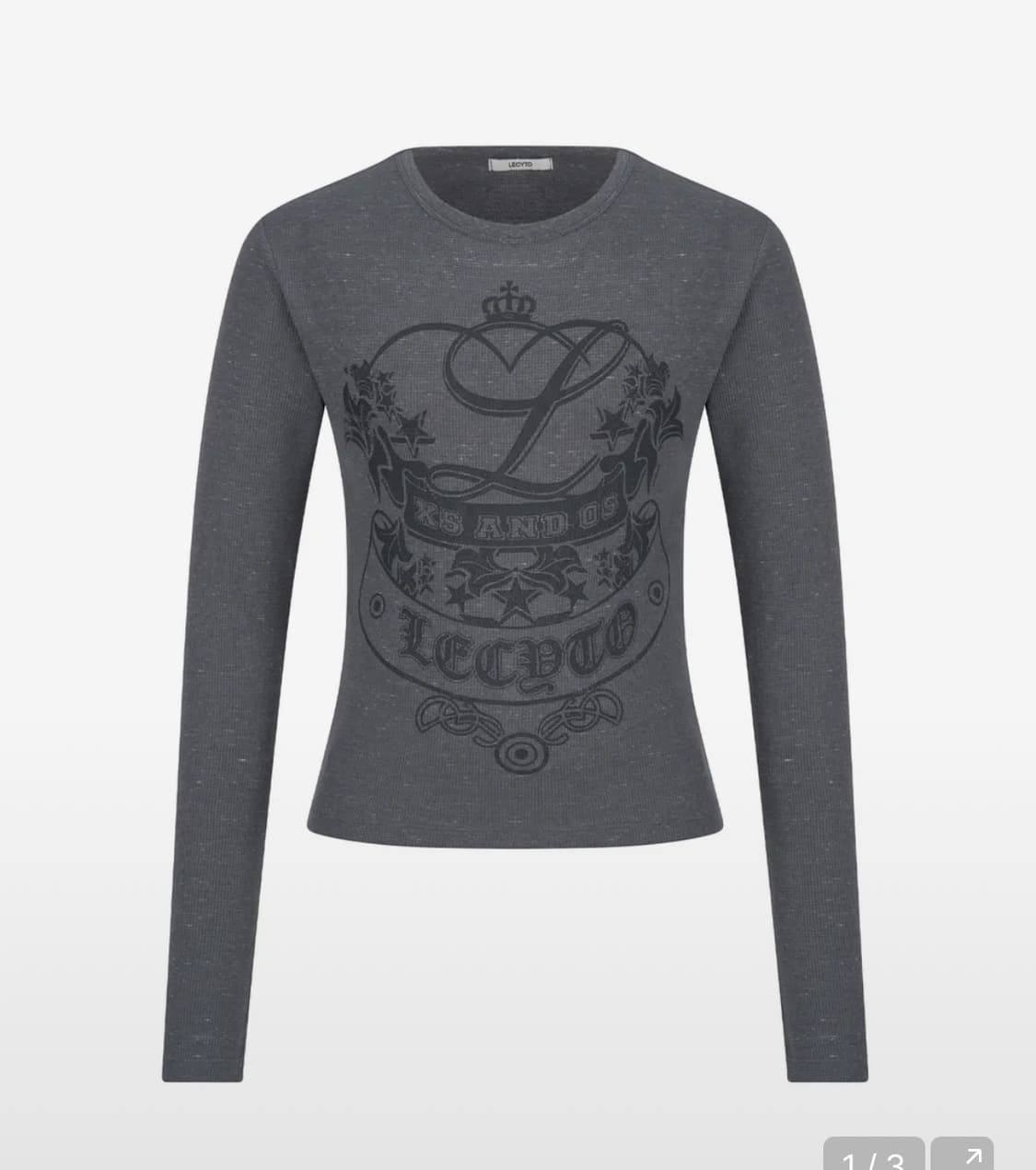 레씨토 lecyto 롱슬리브 티셔츠 Hunter Blade Waffle 상품이미지1