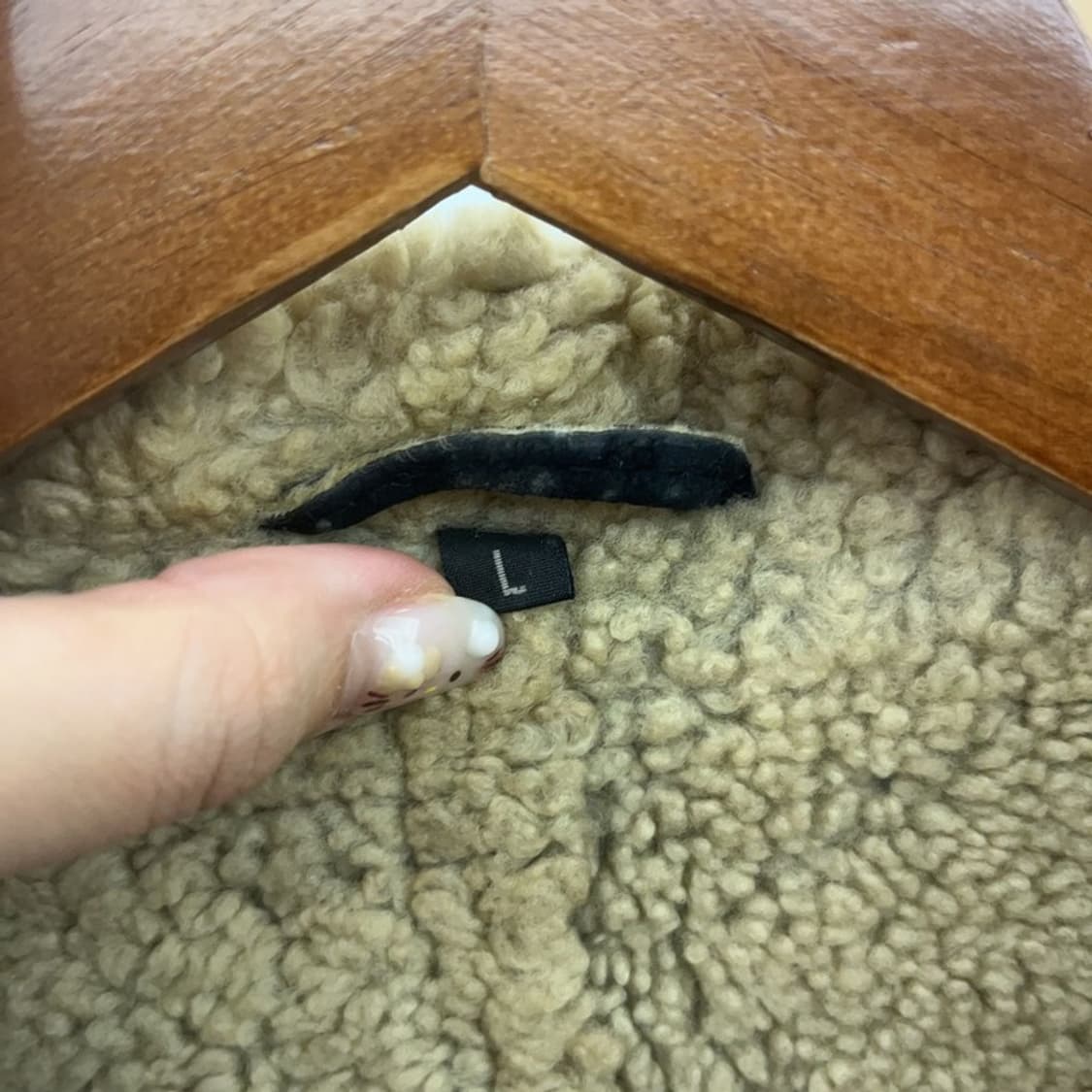 랭글러 빈티지 오버핏 양가죽 무스탕 자켓 105 C06313 상품이미지3