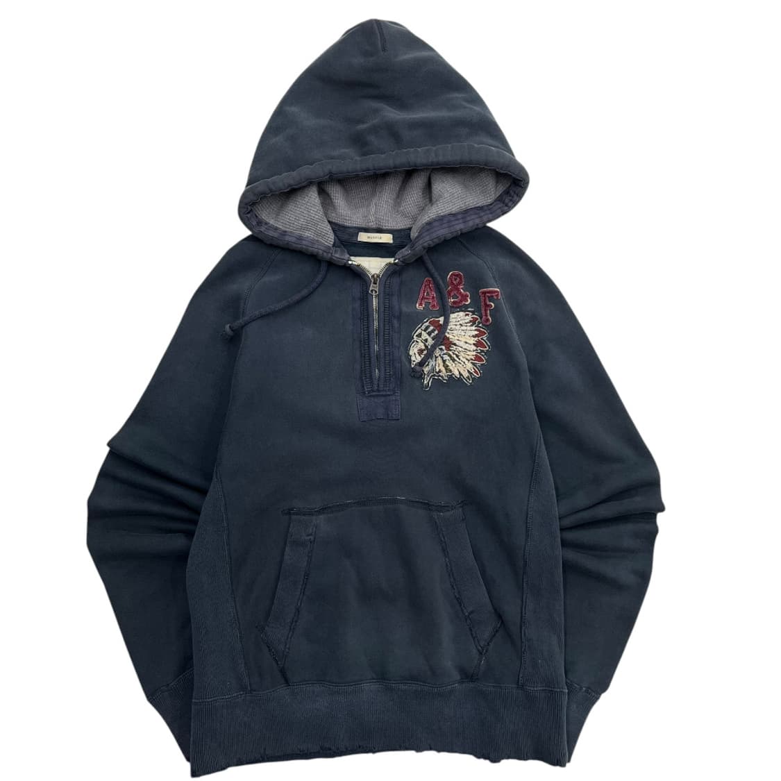 아베크롬비 워싱 네이비 후드 M 상품이미지2