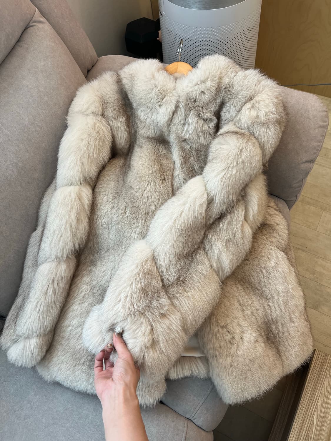 사가폭스 퍼자켓 sagafox 리얼퍼코트 상품이미지1