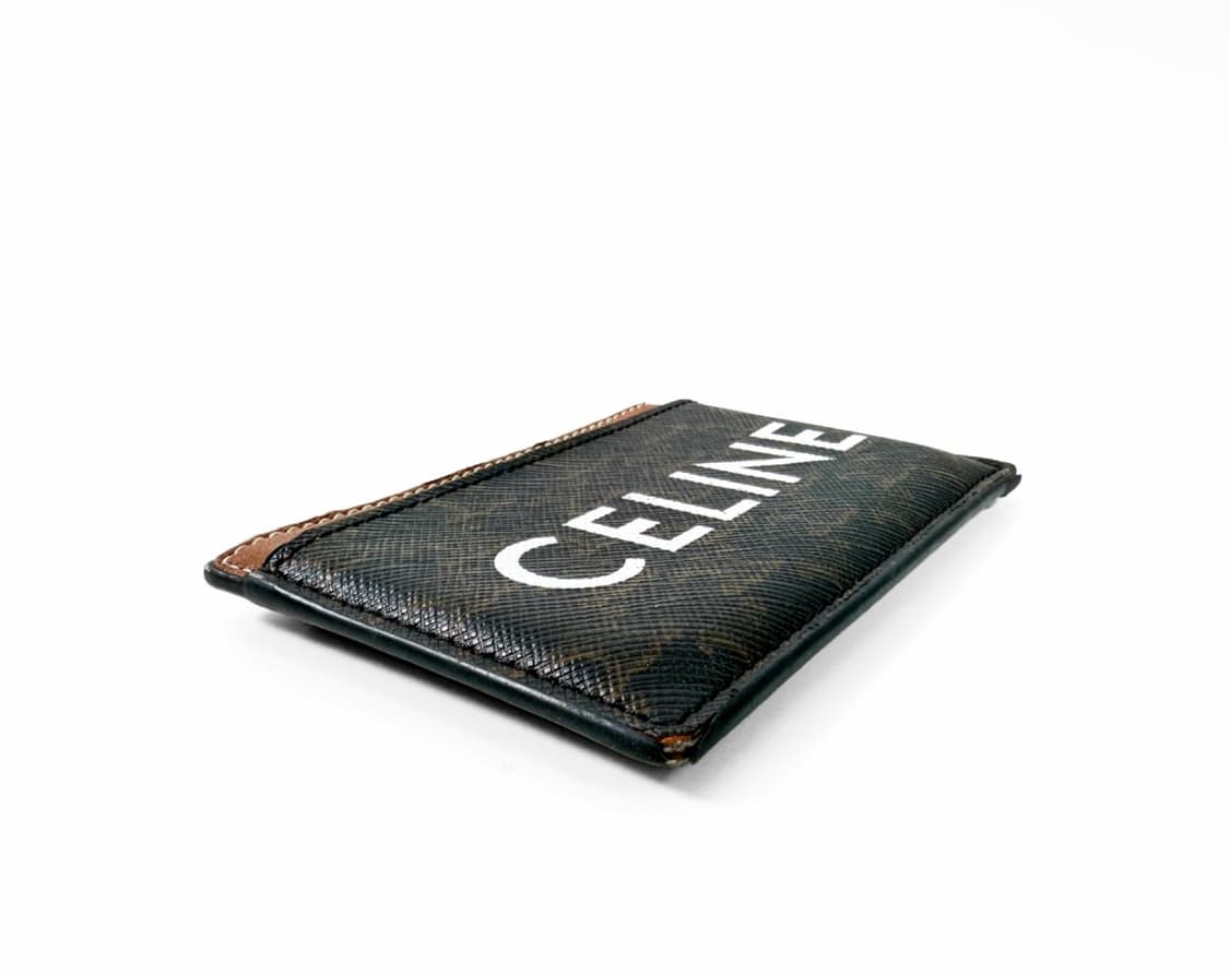 셀린느 트리옹프 트리오페 캔버스 카드 홀더 지갑 탄 10B702CLY 상품이미지3