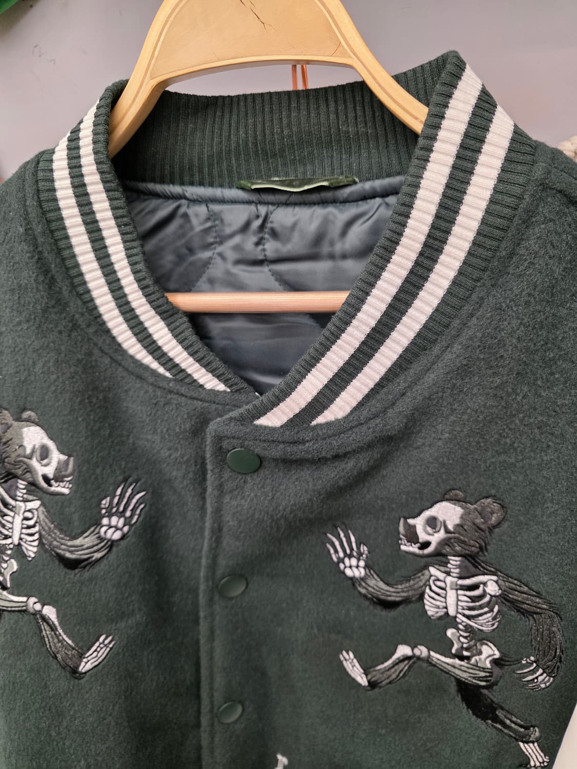 엑스톤즈 울 해골 바시티 F 상품이미지5